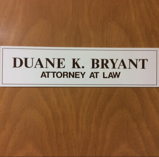 bank Duane K Bryant Law Offices